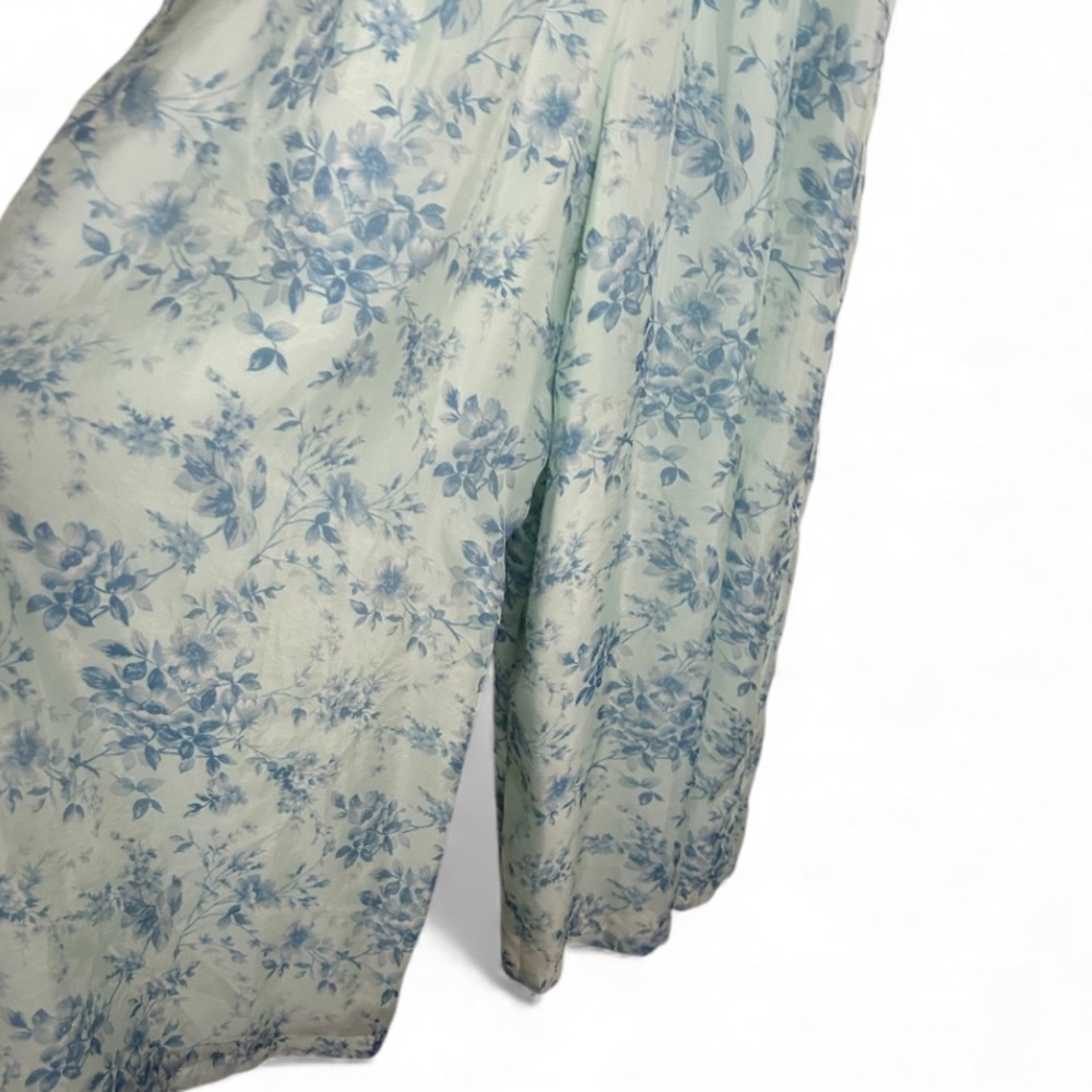 American Eagle Strapless Floral Ruffle Jumpsuit Size XL - Picture 6 of 8